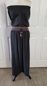 Soluna Grey Swimsuit  Cover up Sz Large